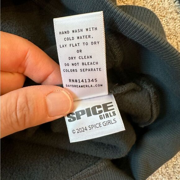 Daydreamer | Spice Girls Live Tonight Crew Sweatshirt in Vintage Black NEW NWT - Picture 10 of 10